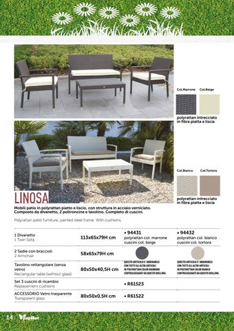 Oggiweb Srl 家具目录 · Catalogo 家具 Giardino 第 14 页