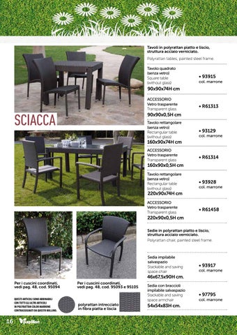 Oggiweb Srl 家具目录 · Catalogo 家具 Giardino 第 16 页