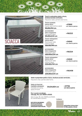 Oggiweb Srl 家具目录 · Catalogo 家具 Giardino 第 17 页