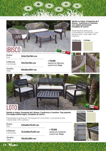 Oggiweb Srl 家具目录 · Catalogo 家具 Giardino 第 24 页