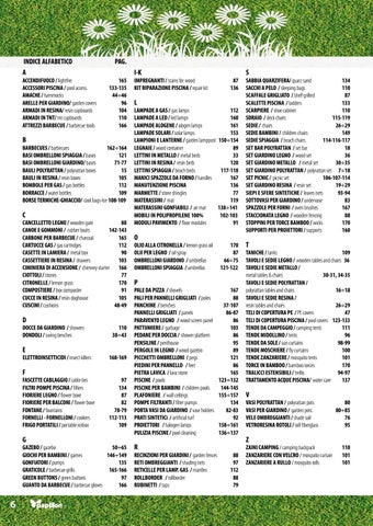 Oggiweb Srl 家具目录 · Catalogo 家具 Giardino 第 6 页