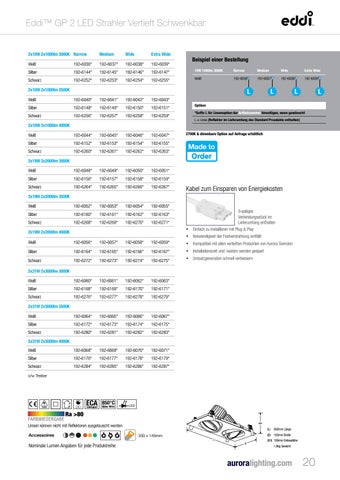 Aurora Lighting 灯饰目录 · Eddi - 德国 第 21 页