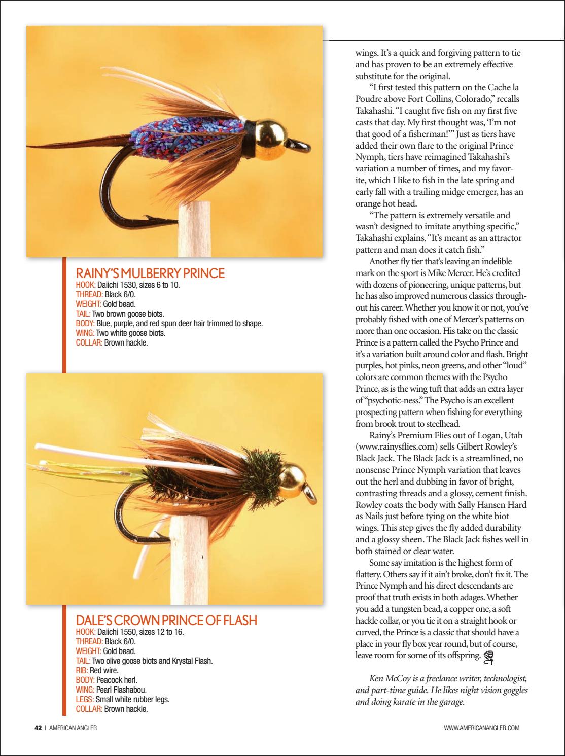 Prince Nymph TUNGSTEN Bead Head Premium Fishing Flies Select Sizes*** 6