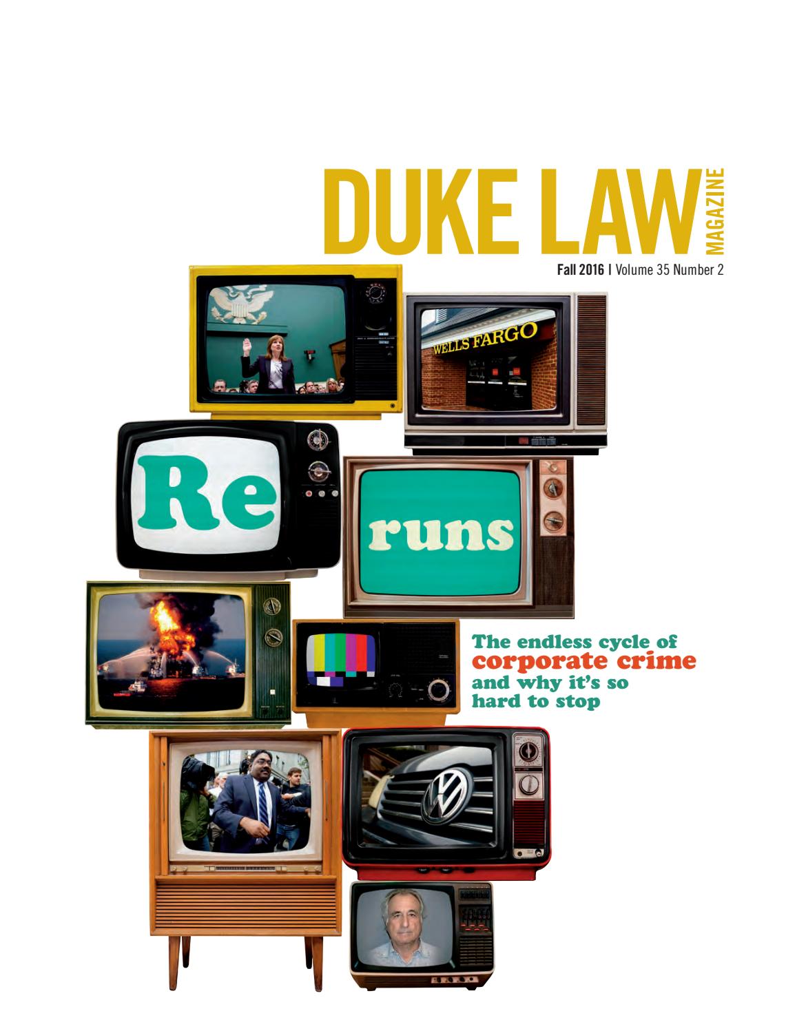 Duke Law Magazine Fall 2016 by Duke Law Issuu