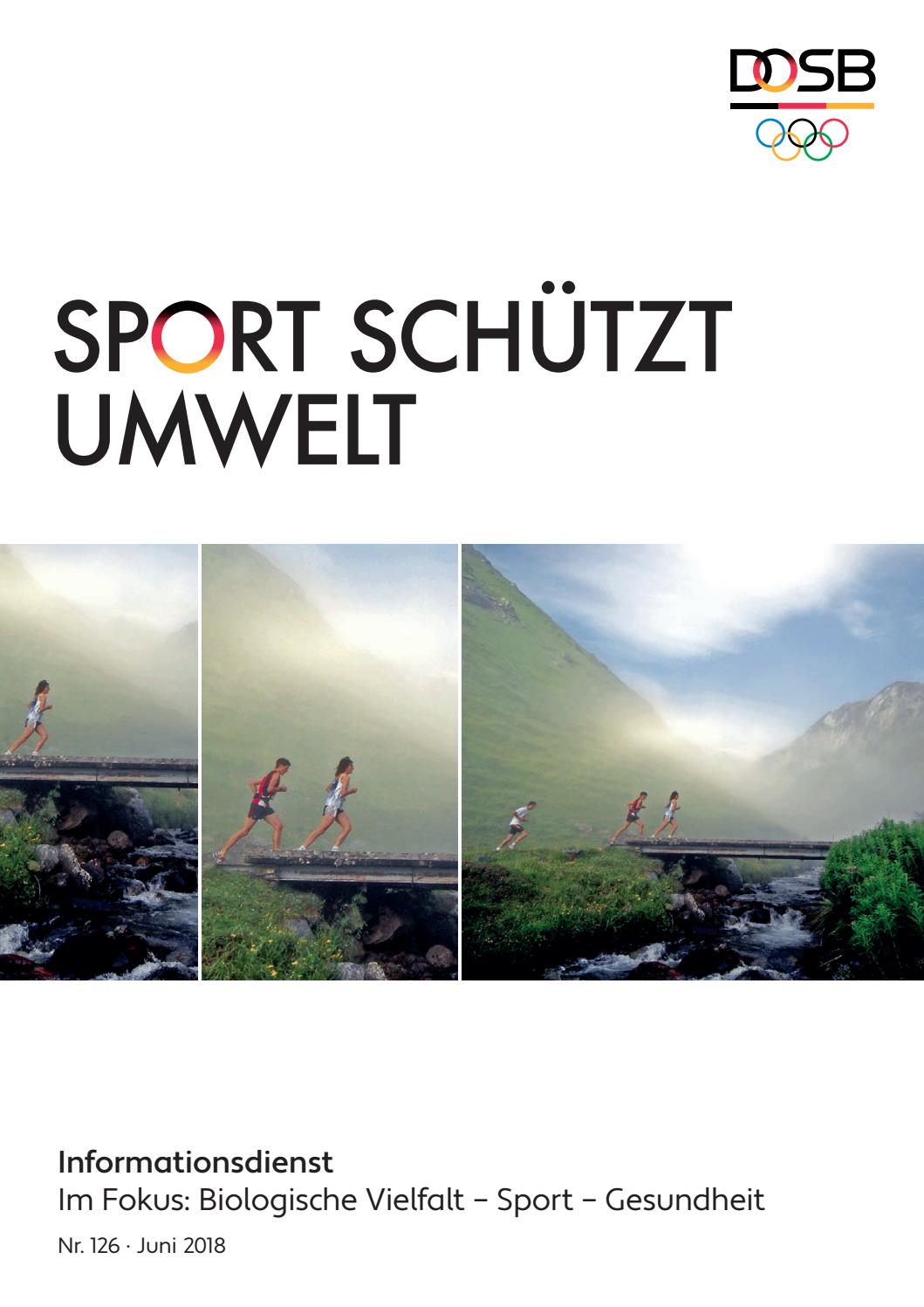 Informationsdienst Sport Schützt Umwelt Ausgabe Nr 126 By - 