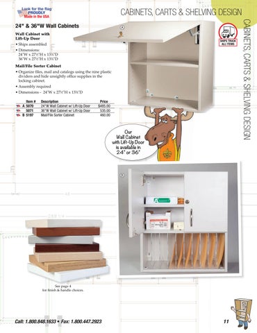 Health Care Logistics 家具目录 · Cabinets, Carts × 层架 第 11 页