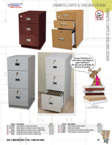 Health Care Logistics 家具目录 · Cabinets, Carts × 层架 第 21 页