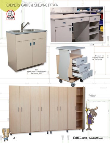 Health Care Logistics 家具目录 · Cabinets, Carts × 层架 第 6 页