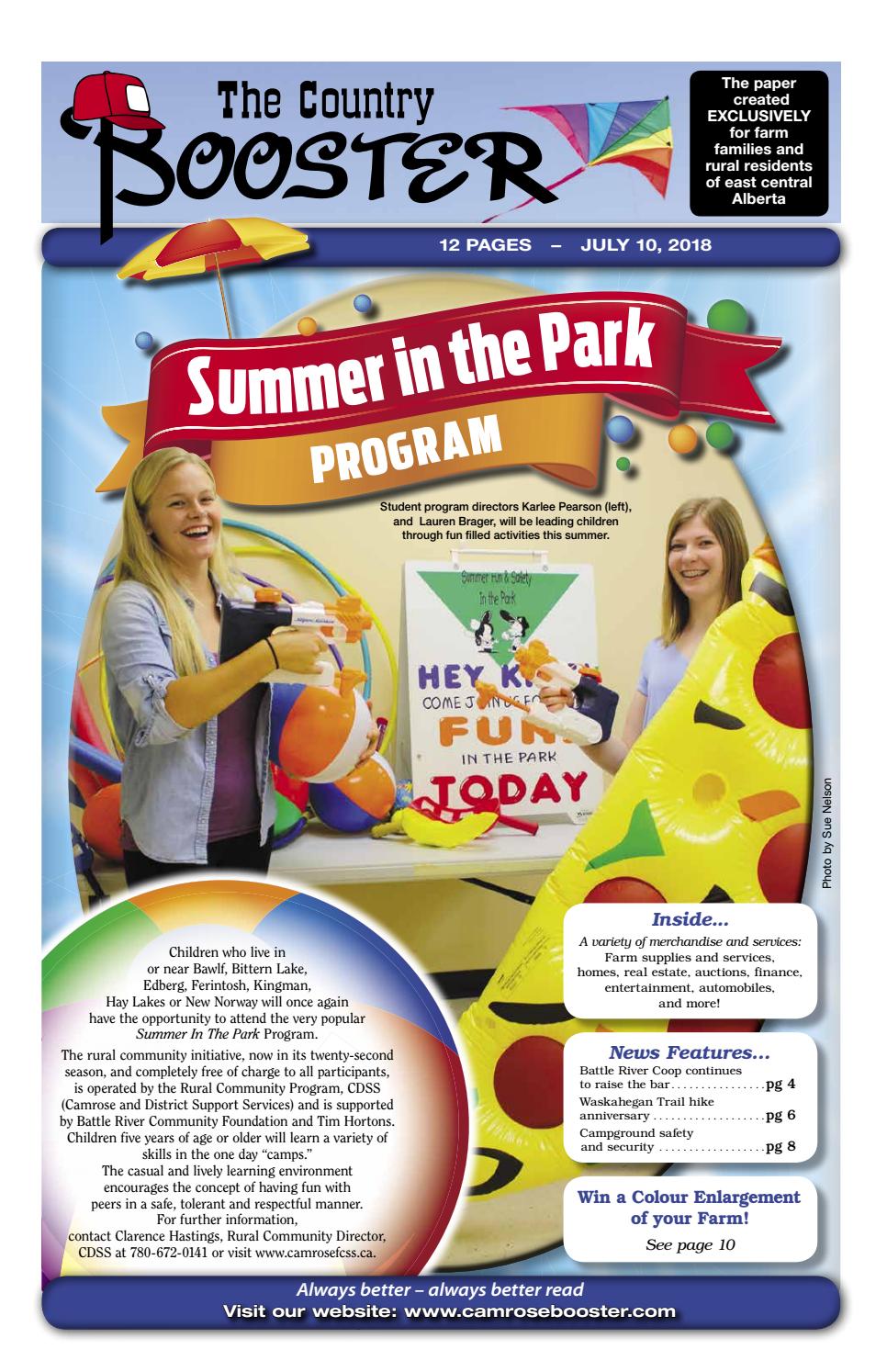 July 10, 2018 Country Booster by The Camrose Booster Issuu