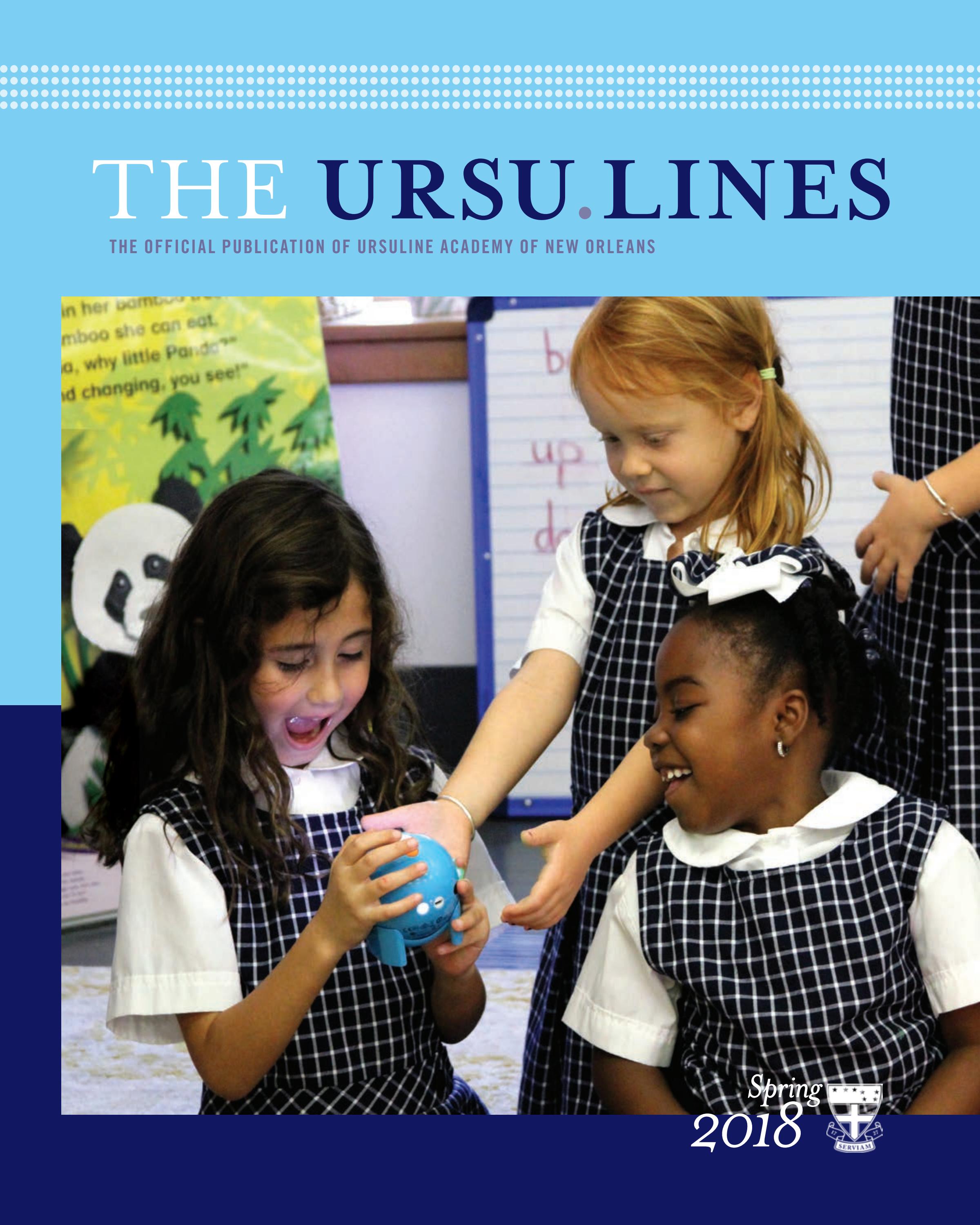 The Ursu.Lines Spring 2018 by Ursuline Academy Issuu