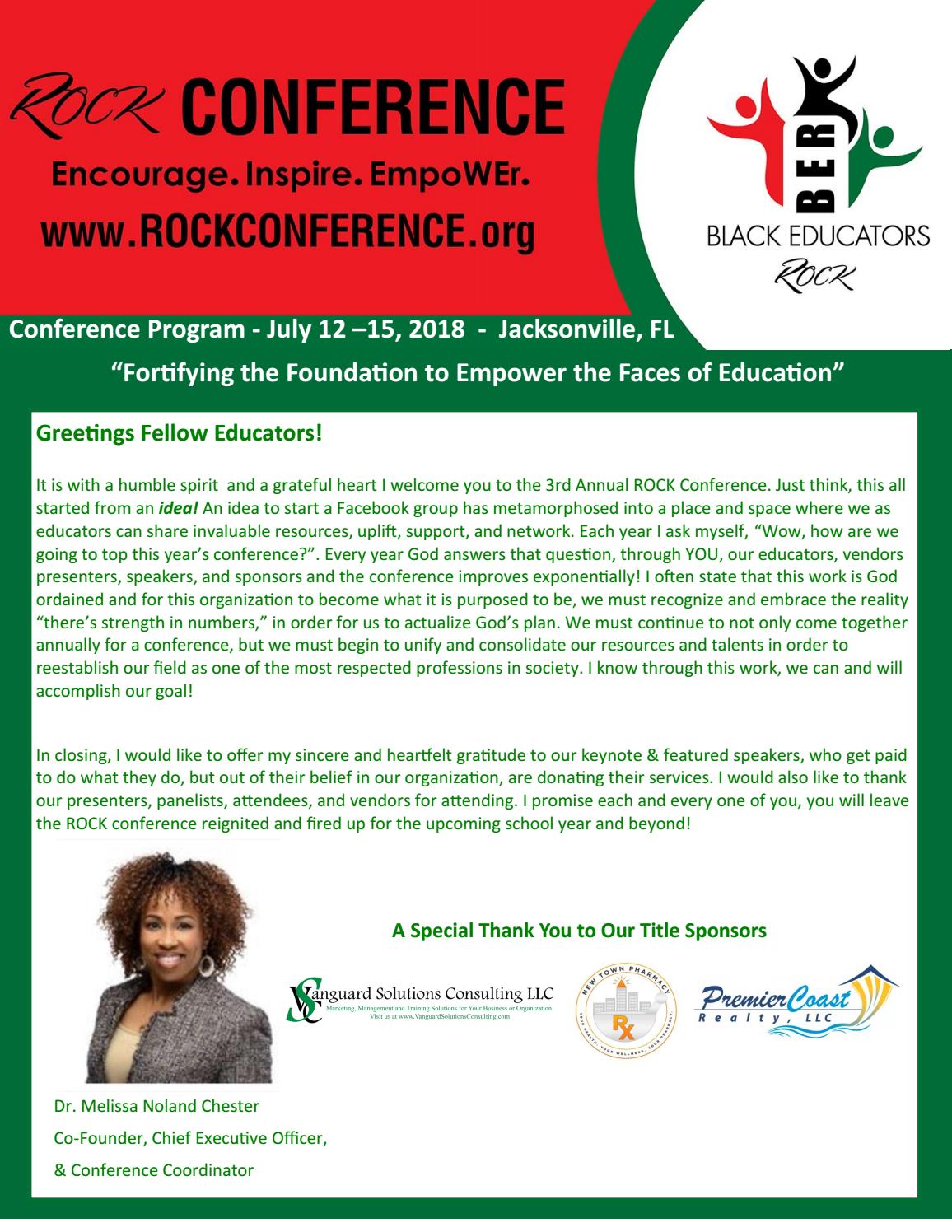 2018 ROCK Conference Program by Vanguard Solutions Consulting - Issuu