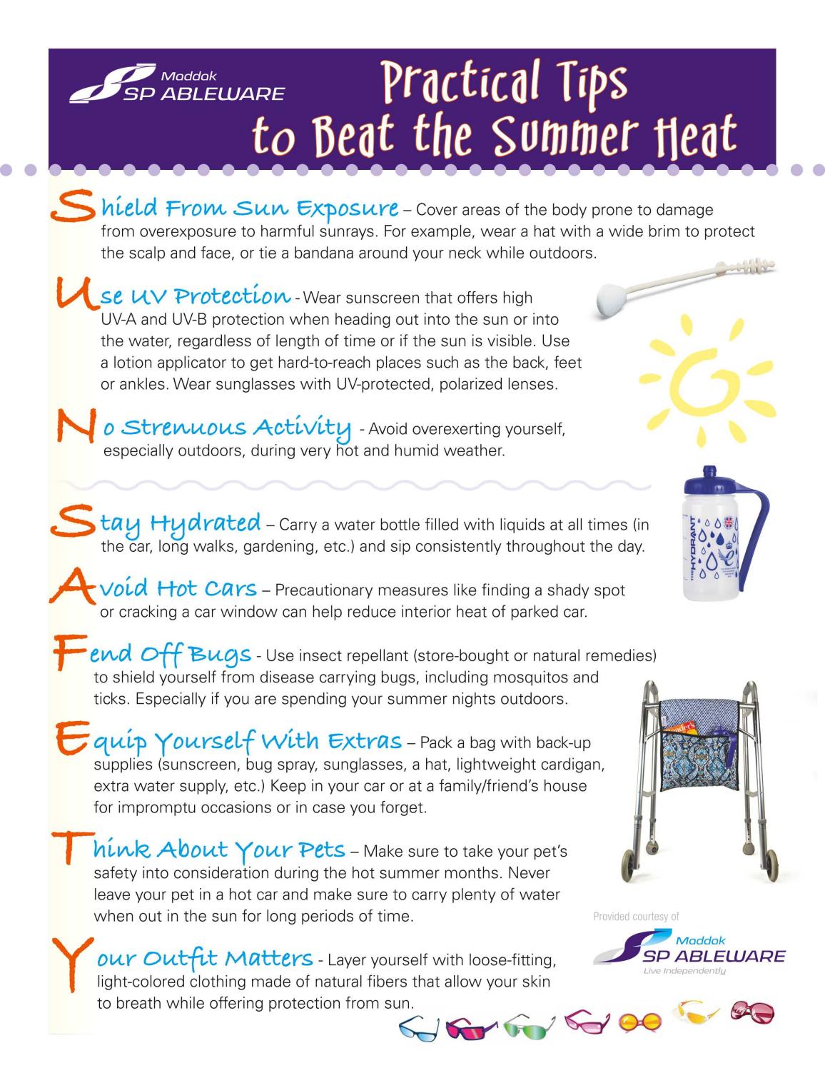 Practical Tips To Beat The Summer Heat By Sp Scienceware Issuu Practical Tips To Beat The Summer Heat By Sp Scienceware Issuu