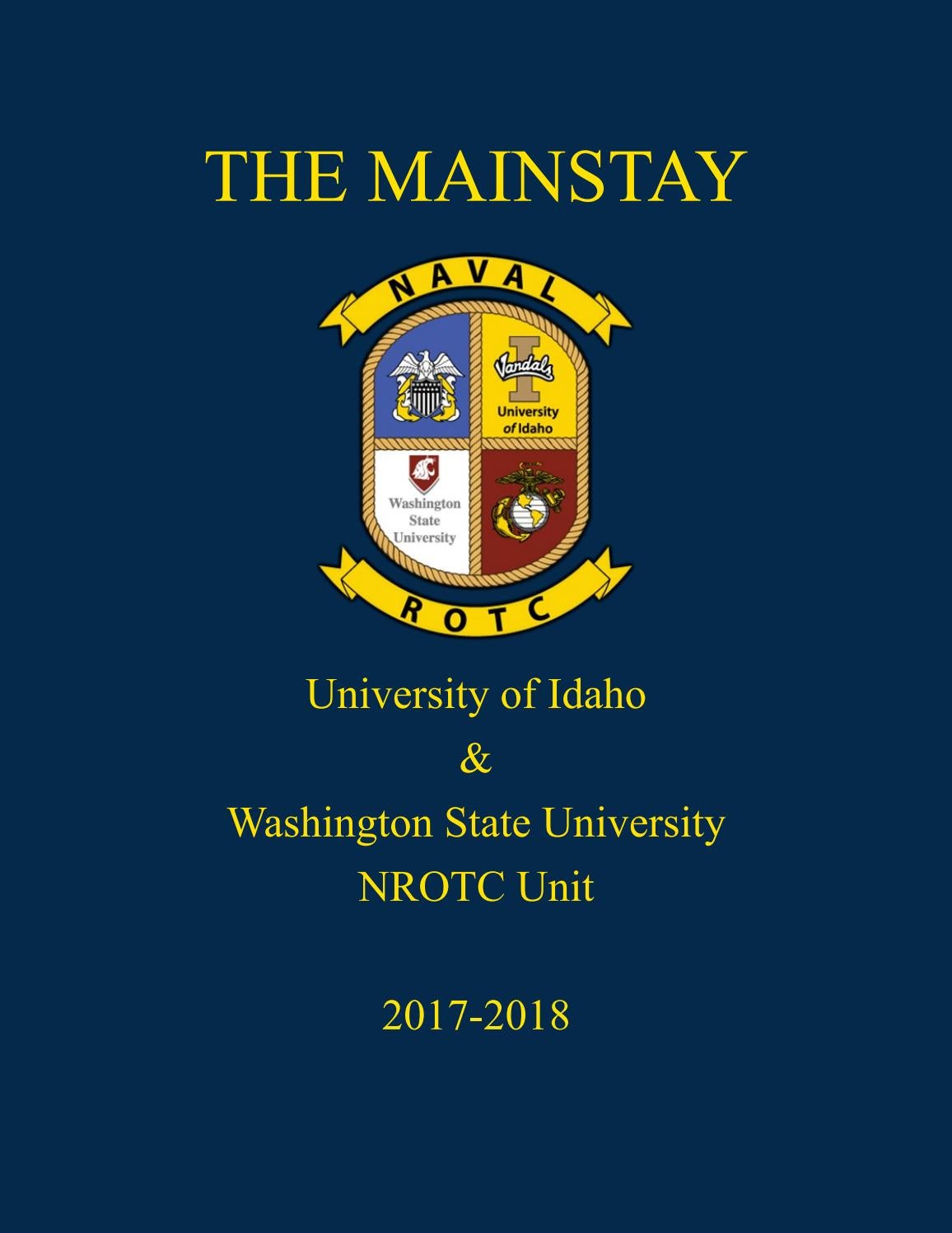 Navy Rotc Mainstay 2018 By The University Of Idaho Issuu