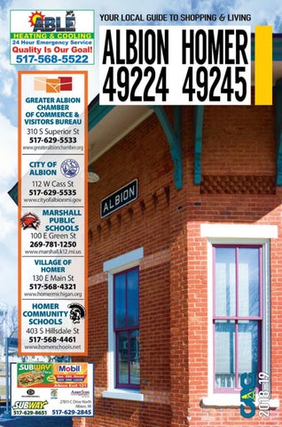 Total Local 2018 19 Albion Homer Mi Community Resource Guide By Page 1