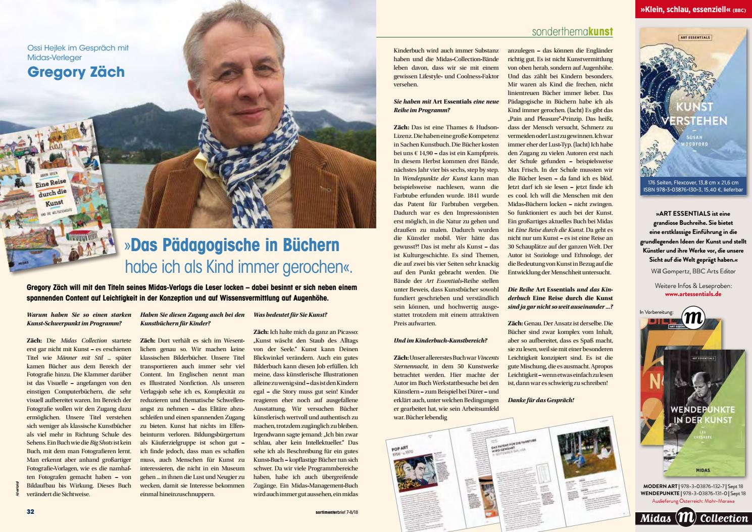 Midas Lancierung »ART ESSENTIALS« by Midas Verlag AG Issuu