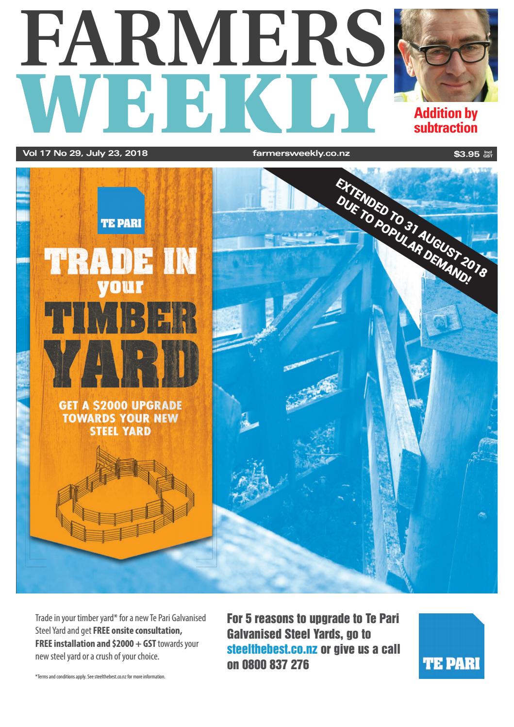 Farmers Weekly NZ July 23 2018 by AgriHQ Issuu