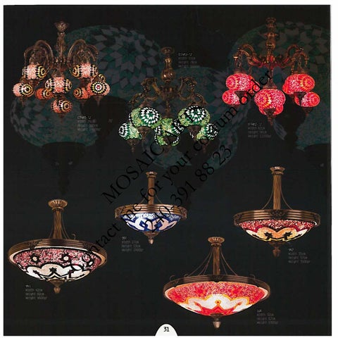 Mosaic Lantern,Chandeliers, 灯具 产品集 第 7 页