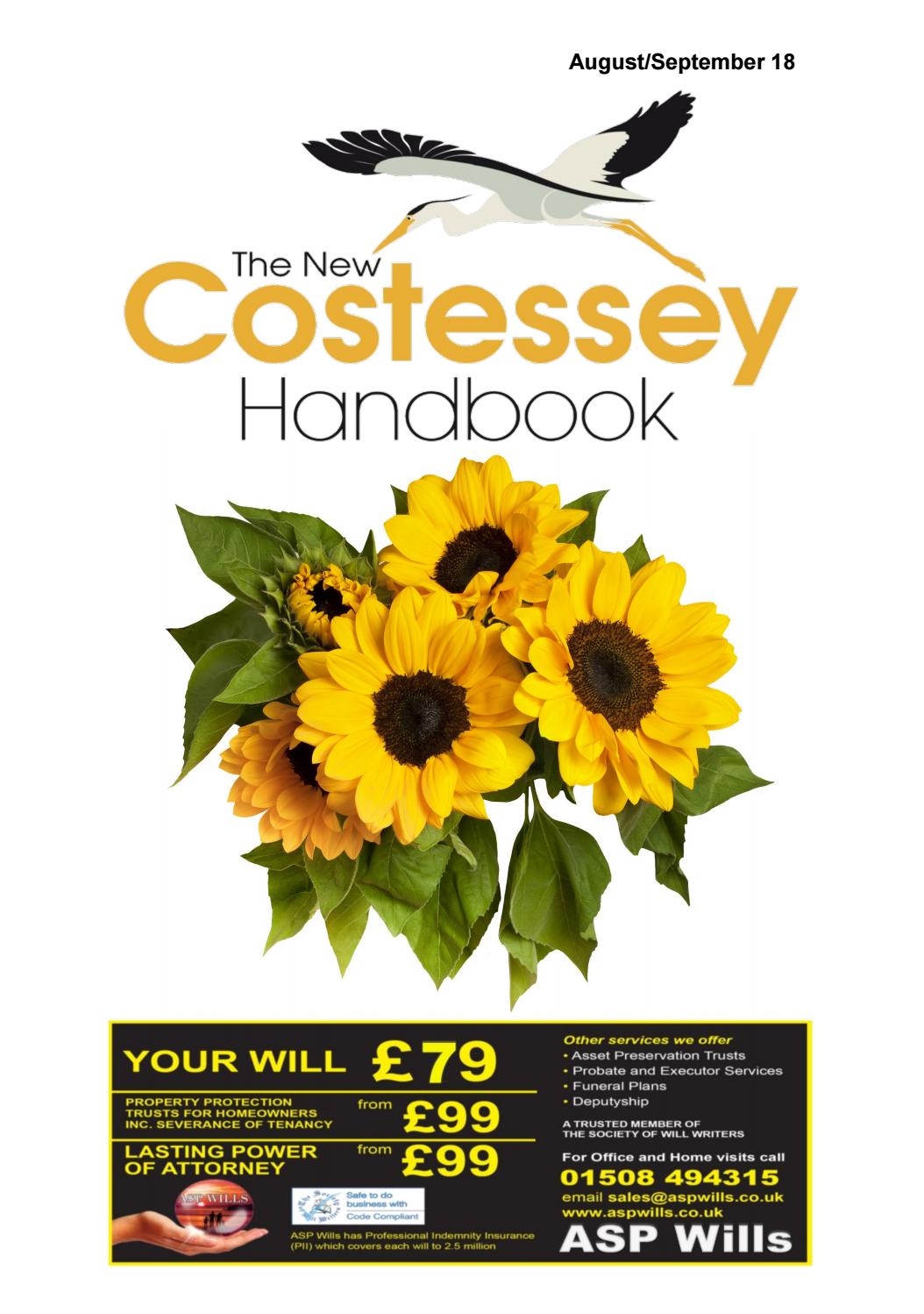New Costessey Handbook Aug/Sep 18 by The Hellesdon Handbook Issuu