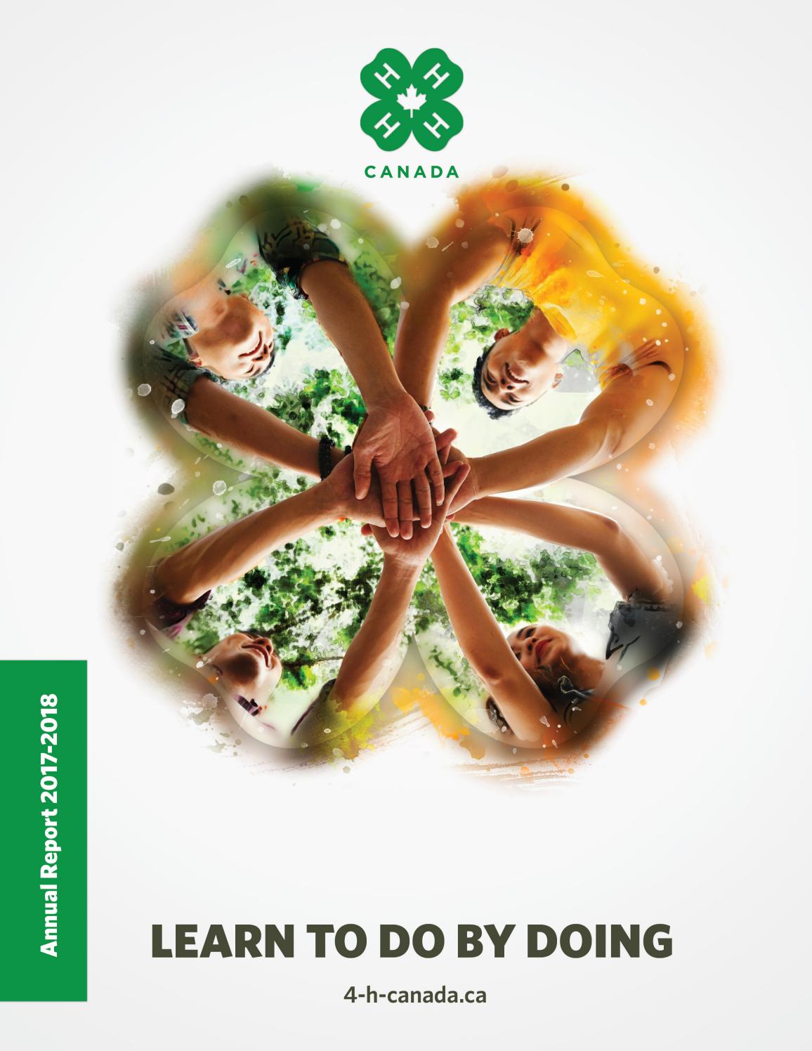 4H Canada Annual Report 20172018 by 4H Canada Issuu