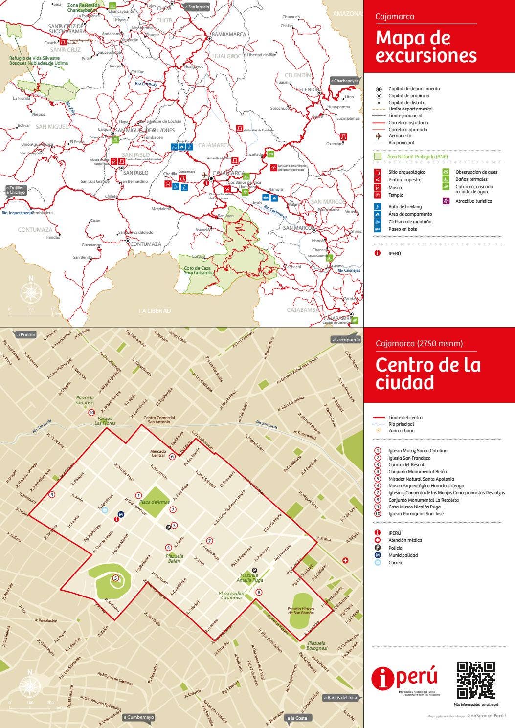 Multimapa de Cajamarca by Visit Peru - Issuu
