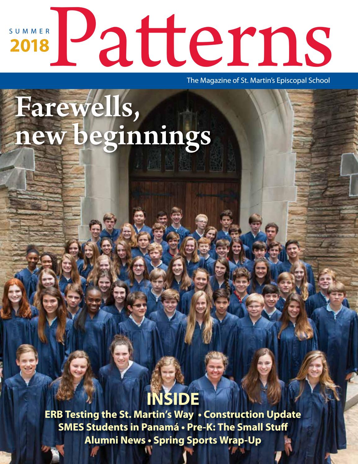 Patterns Summer 2018 by St. Martin's Episcopal School Issuu