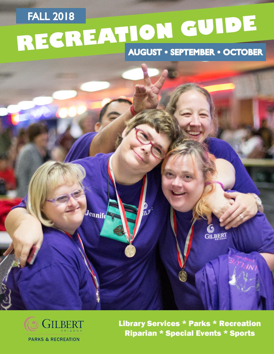 Gilbert Parks and Recreation Fall 2018 by Town of GilbertParks and