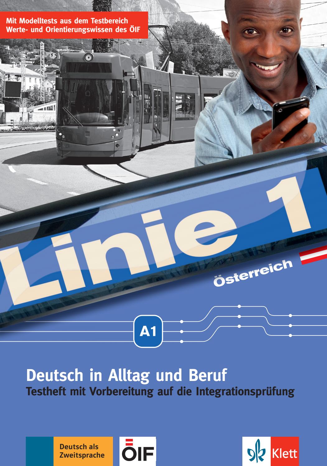 Linie 1 A1 Deutsch in Alltag und Beruf. Testheft mit Vorbereitung auf