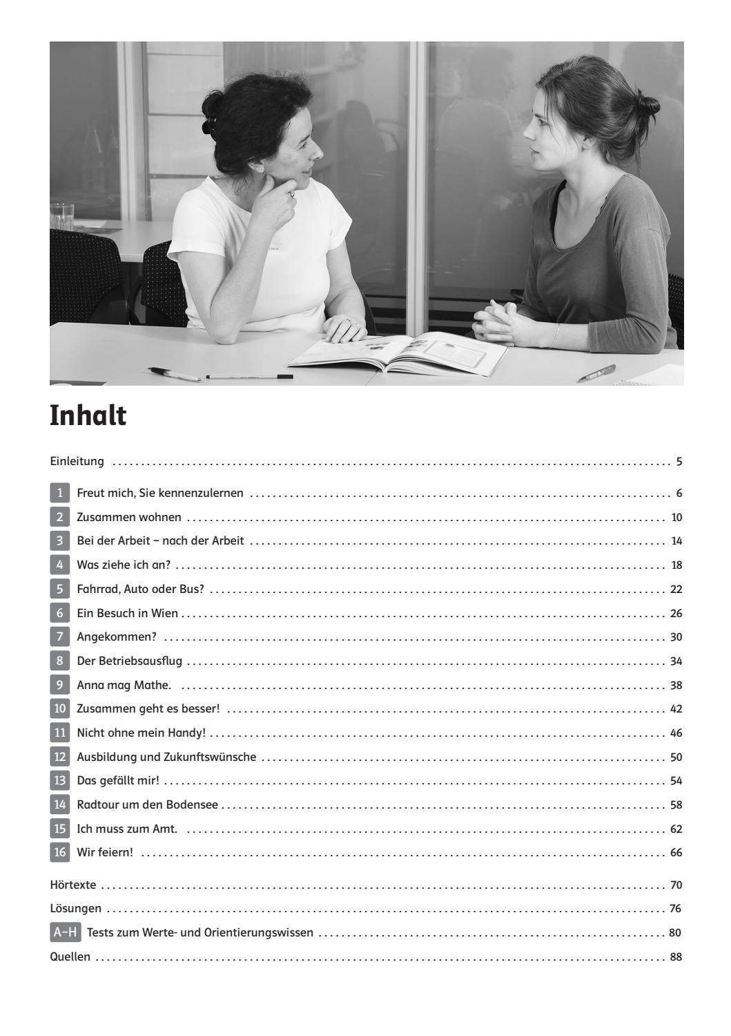 Linie 1 A2 Deutsch In Alltag Und Beruf Lösungen Linie 1 A2, Deutsch in Alltag und Beruf, Testheft mit Vorbereitung auf