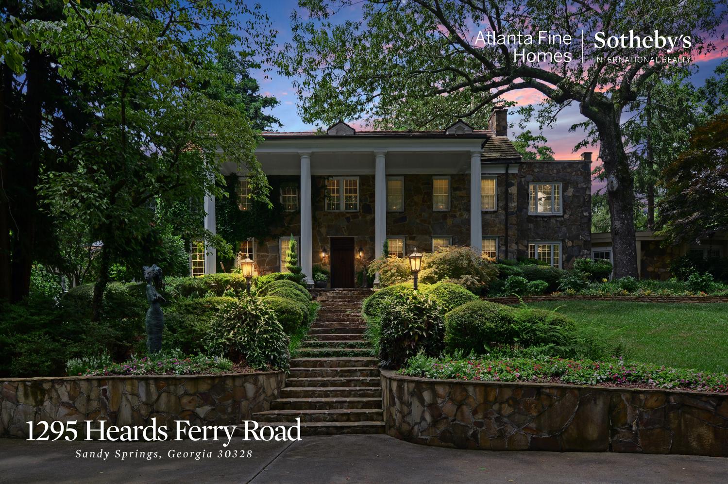 1295 Heards Ferry Road by Atlanta Fine Homes Sotheby's International