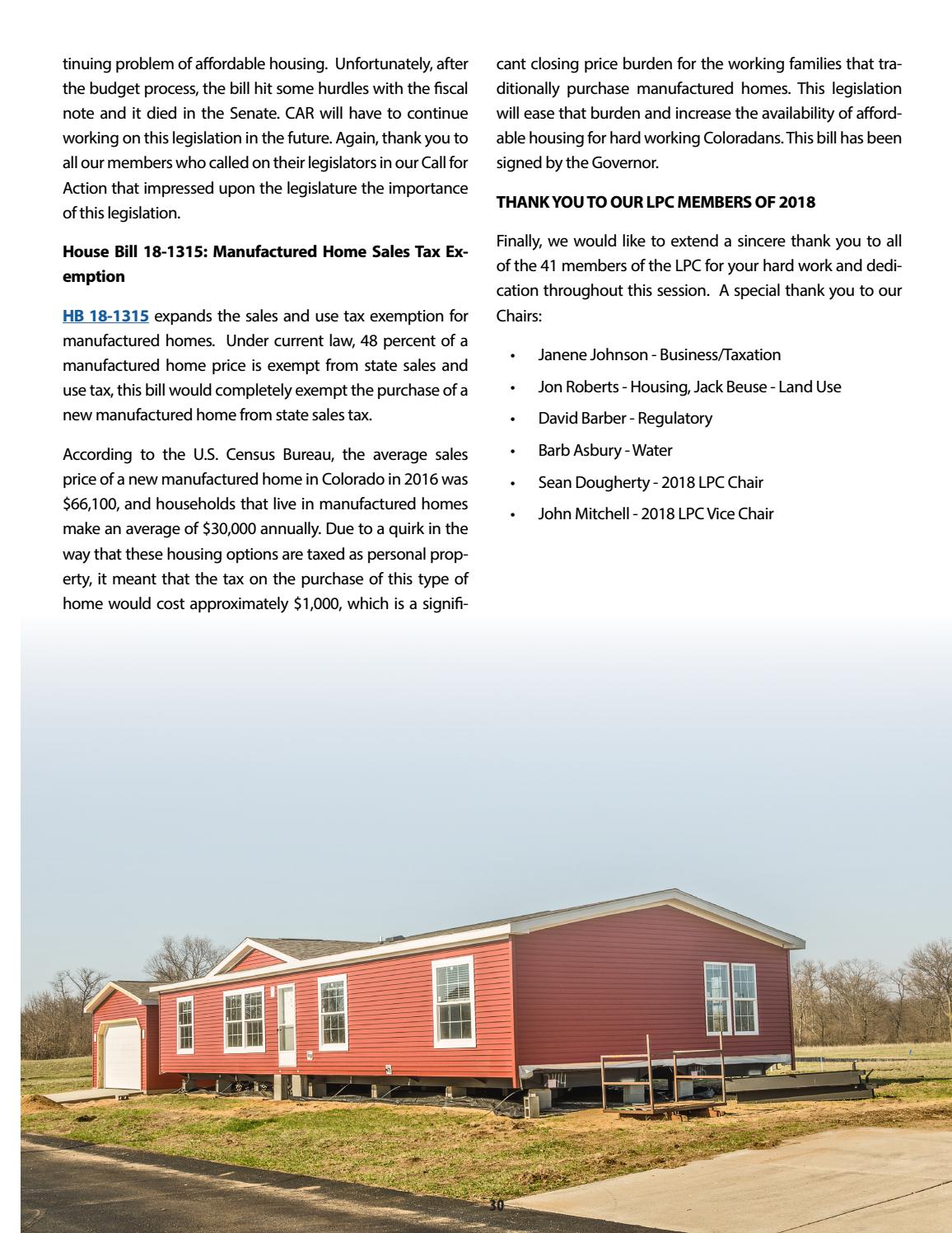 Colorado Realtor Magazine July 2018 By Colorado Association