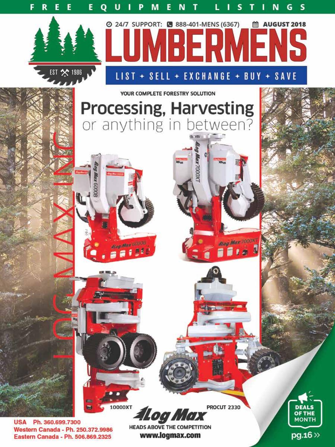 August 2018 by Lumbermens Magazine Quality Used Equipment Since 1986