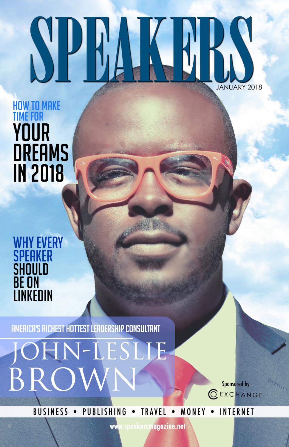 January Speakers Magazine by Dr. Pam Perry, Publisher of Speakers