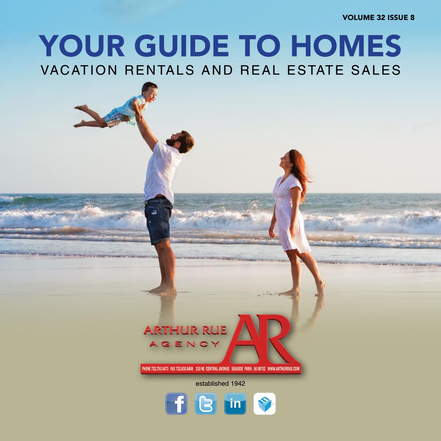Arthur Rue Agency Real Estate & Rentals Volume 32 No 8 by