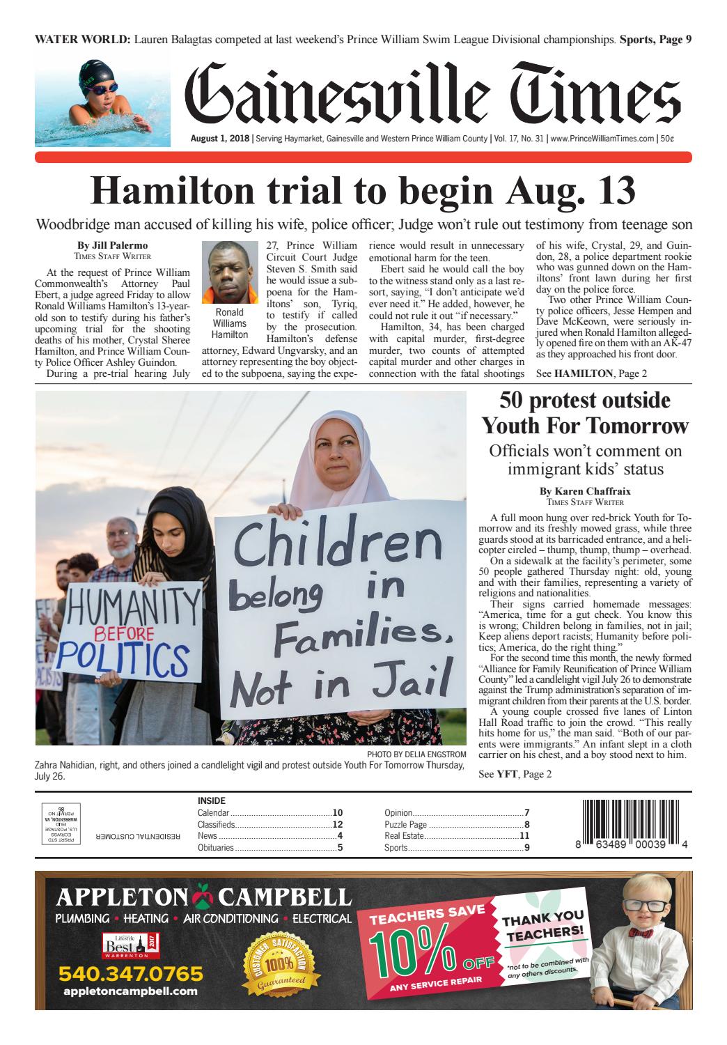 GT/PWT August 1, 2018 by Fauquier Times - Issuu