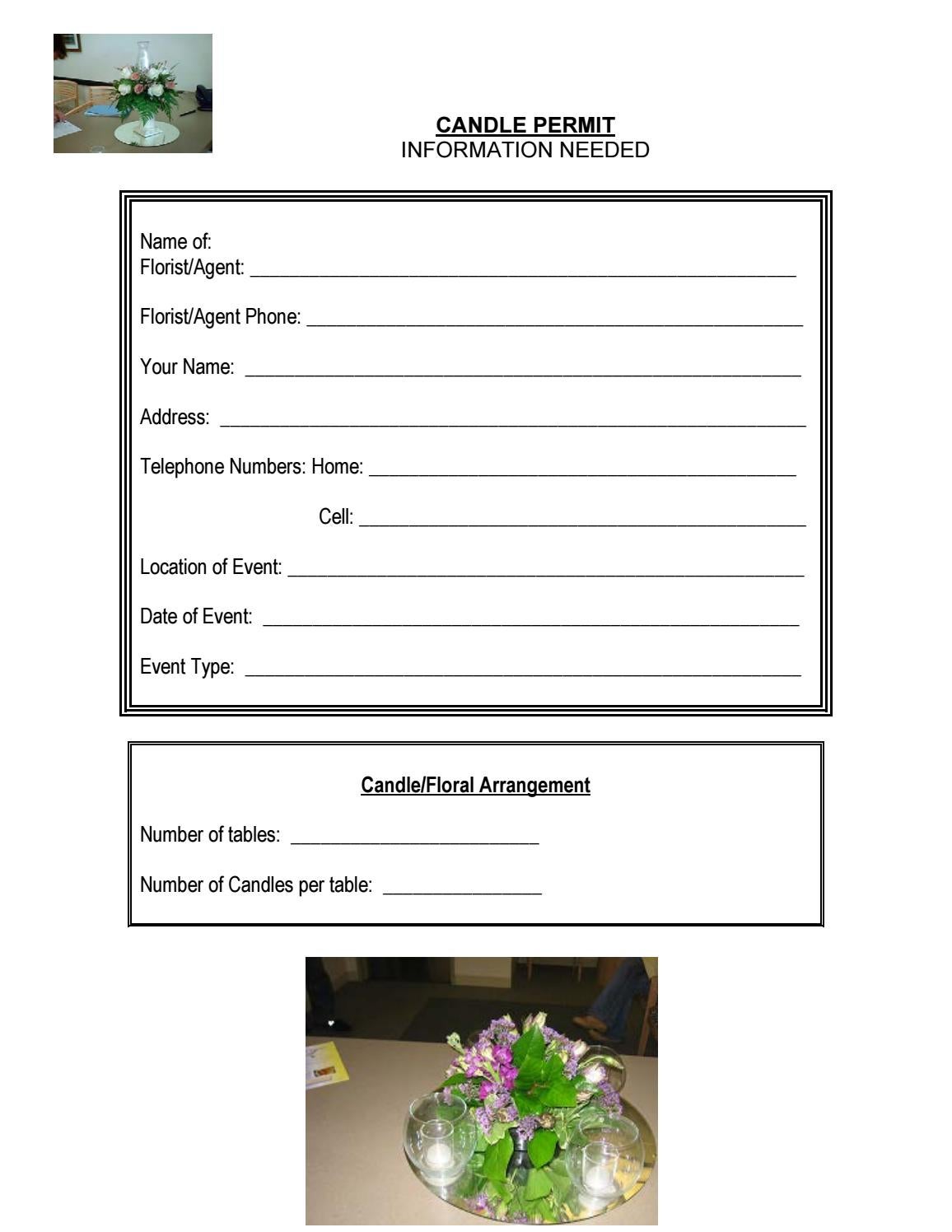 Candle Permit by Los Angeles Fire Department Issuu