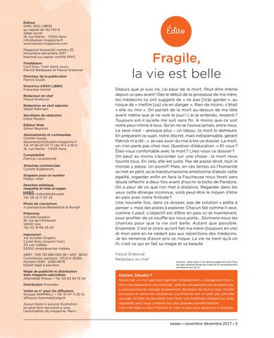 Kaizen 35 : Vivre en paix avec la mort by kaizen-magazine - Issuu