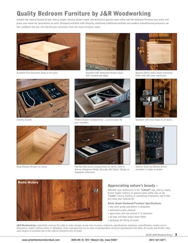 Amish Heirlooms Furniture J&R Woodoworking 家具目录 2018 第 3 页