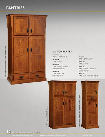 Amish Heirlooms Furniture Honeybee 家具目录 2018 第 12 页