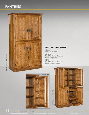 Amish Heirlooms Furniture Honeybee 家具目录 2018 第 14 页