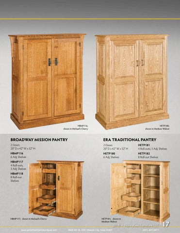 Amish Heirlooms Furniture Honeybee 家具目录 2018 第 17 页