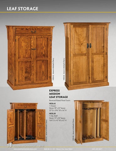 Amish Heirlooms Furniture Honeybee 家具目录 2018 第 18 页