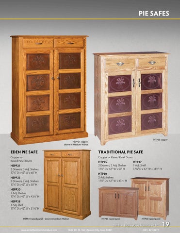 Amish Heirlooms Furniture Honeybee 家具目录 2018 第 19 页