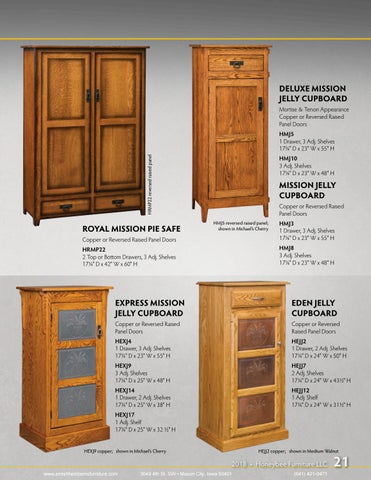 Amish Heirlooms Furniture Honeybee 家具目录 2018 第 21 页