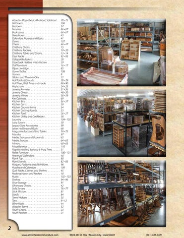 Amish Heirlooms Furniture Superior Woodcrafts 家具目录 2018 第 2 页