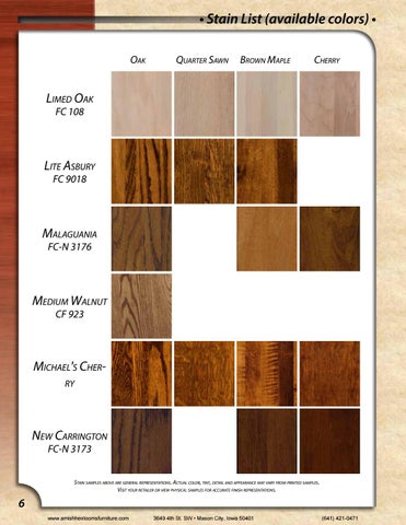 Amish Heirlooms Furniture Superior Woodcrafts 家具目录 2018 第 6 页