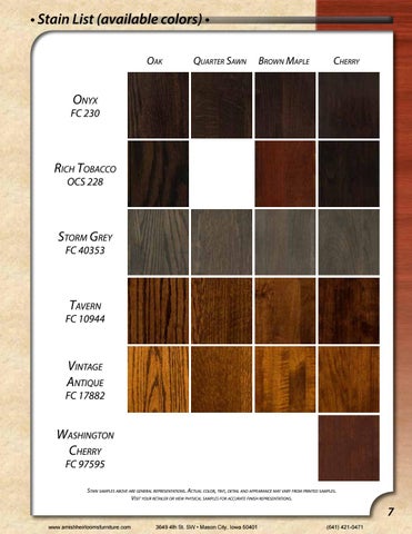 Amish Heirlooms Furniture Superior Woodcrafts 家具目录 2018 第 7 页
