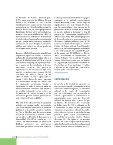 Informe sobre Desarrollo Humano: Puerto Rico 2016 by La Colección ...