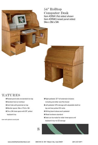 Amish Heirlooms Furniture E&I Woodworking 家具目录 2018 第 10 页