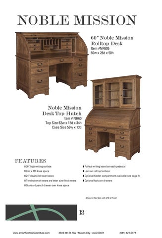 Amish Heirlooms Furniture E&I Woodworking 家具目录 2018 第 15 页