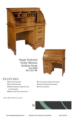 Amish Heirlooms Furniture E&I Woodworking 家具目录 2018 第 16 页